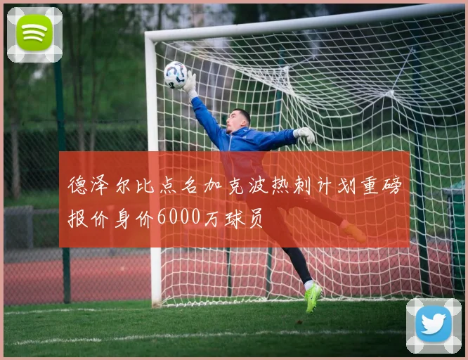德泽尔比点名加克波热刺计划重磅报价身价6000万球员